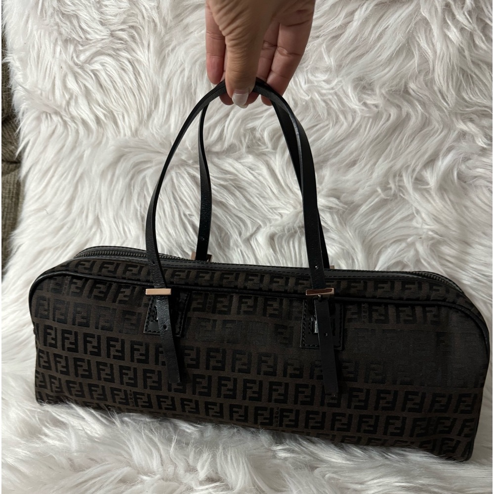 #0720-9854 FENDI ZUCCA SHOULDER BAG